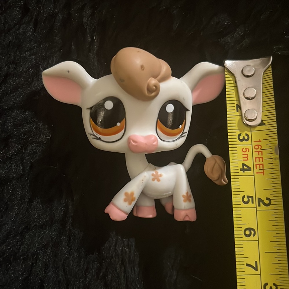 LPS Weeble Wobbler Cow Toy - Picture 6 of 16